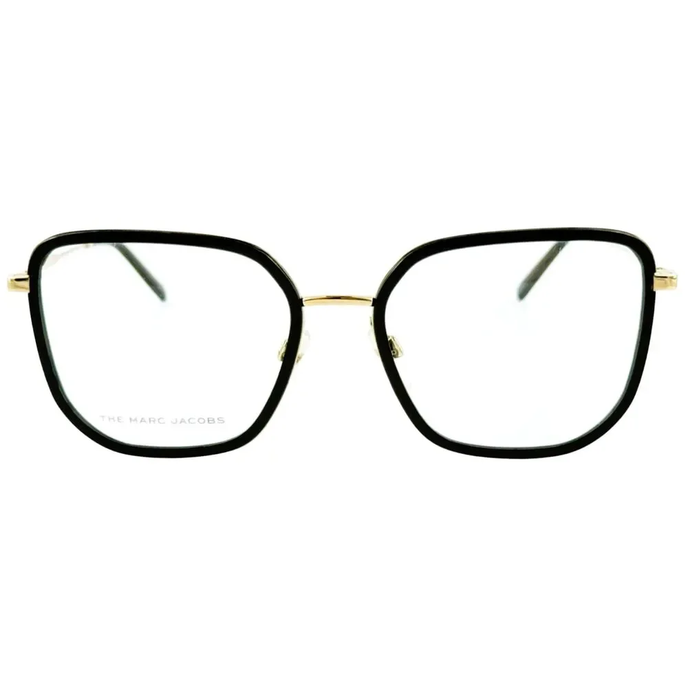 Marc Jacobs Marc 537 Womens Metal Eyeglass Frame 807 Black Gold 53-17